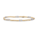 Sparkling Jewels Armband  SBG-GEM72-MIX-DBFCTRDL