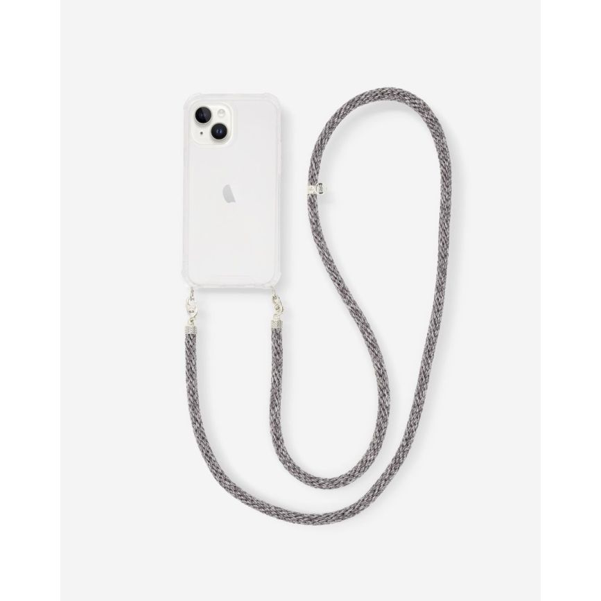 Buddha to Buddha Telefoon Koord Zilver Grijs