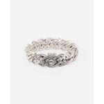 Buddha to Buddha Armband Nathalie Small Textuur Zilver