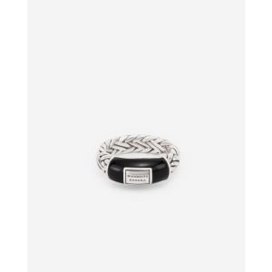 Buddha to Buddha Katja XS Black Onyx Ring Zilver