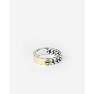 Buddha to Buddha Esther Small Dual Ring Bicolor