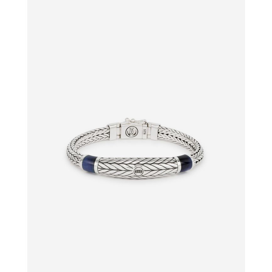 Buddha to Buddha Armband Ellen XS Stone Tigereye Navy