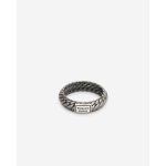 Buddha to Buddha Ben XS Ring Black Rhodium Shine Zilver