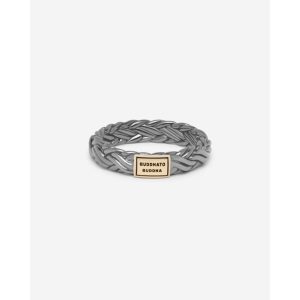 Buddha to Buddha Katja XS Ring Black Rhodium Shine Goud 14Kt