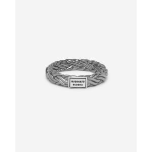 Buddha to Buddha Katja XS Ring Black Rhodium Shine Zilver