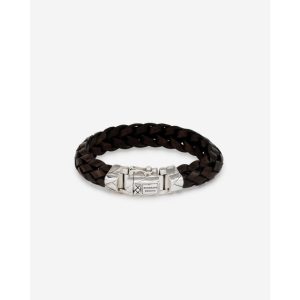 Buddha to Buddha Armband Mangky Leer Bruin
