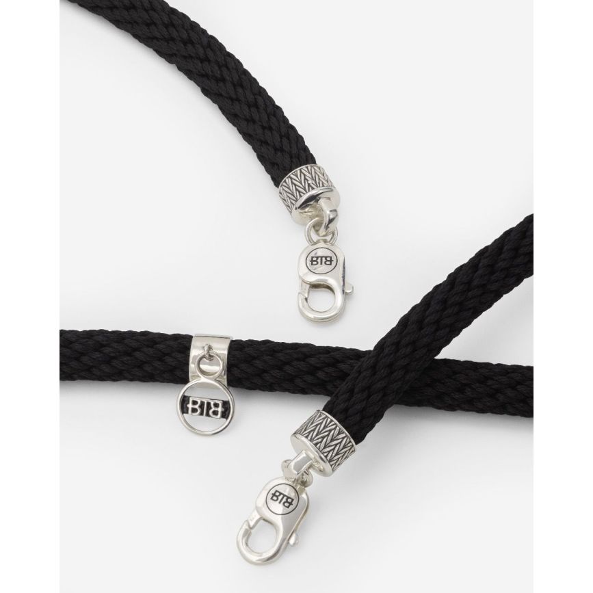 Buddha to Buddha Telefoon Koord Zilver Zwart - Afbeelding 2