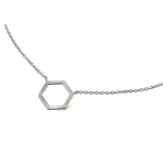 Boccia Titanium Figura Ketting Zilver 08014-01