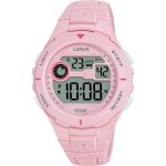 Lorus digitaal horloge silicon band pink R2387PX9