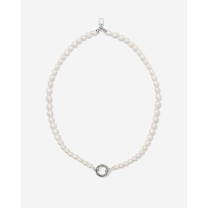 Buddha to Buddha Barbara XS Parel Ketting Zilver