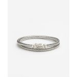 Buddha to Buddha Ben Mini Double Armband Zilver