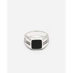 Buddha to Buddha Tangguh Small Ring Onyx Zilver