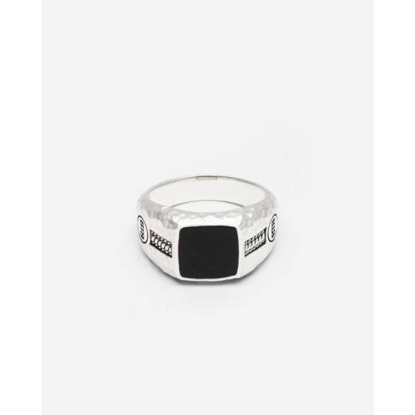 Buddha to Buddha Tangguh Small Ring Onyx Zilver