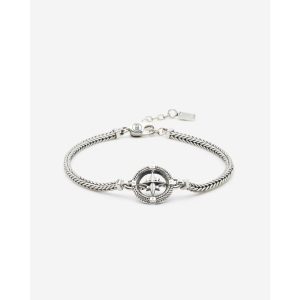Buddha to Buddha Barbara Mini Kompas Armband Zilver