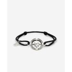 Buddha to Buddha Barbara Mini Kompas Koord Armband Zilver