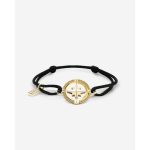 Buddha to Buddha Barbara Mini Kompas Koord Armband Verguld
