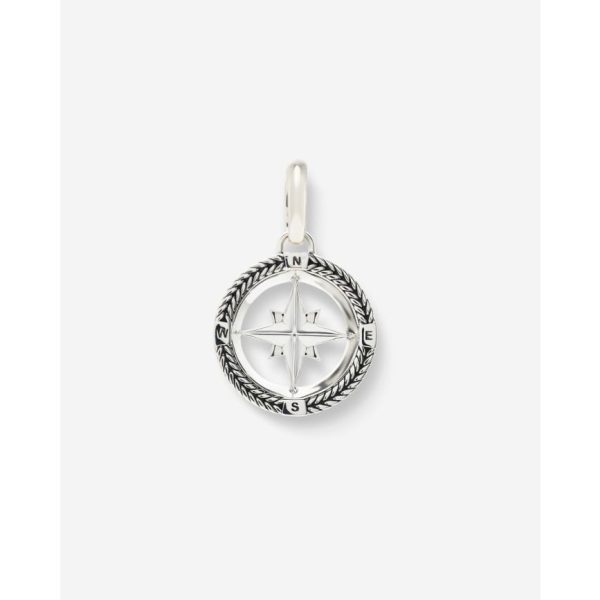 Buddha to Buddha Barbara Mini Kompas Hanger Zilver