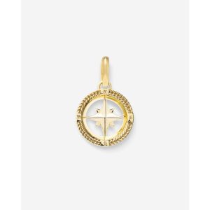 Buddha to Buddha Barbara Mini Kompas Hanger Verguld