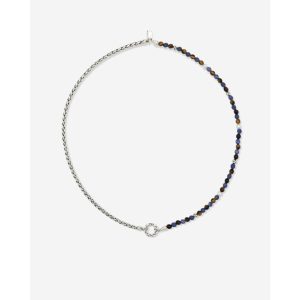 Buddha to Buddha Spirit Bead Stacking Ketting Tiger Eye Sodalite Zilver