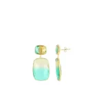 LOTT GIOIELLI- Pendant Square Yellow Green