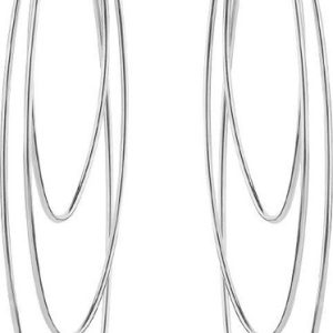 Casa Jewelry Oorhangers Regina Zilver