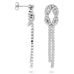 Jebow Jewels oorhangers zirkonia