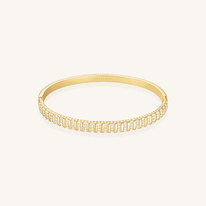 Rosefield Striped Pave Bangle
