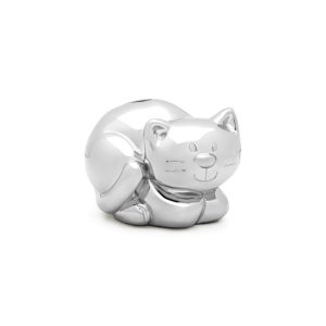 Zilverstad Spaarpot Poes