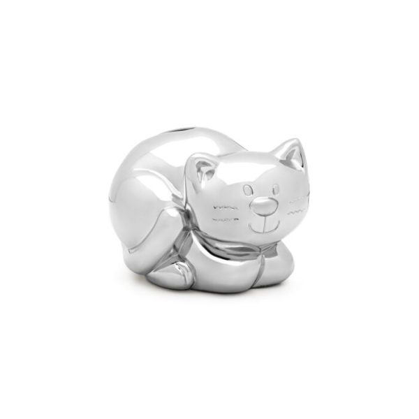 Zilverstad Spaarpot Poes