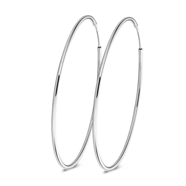 Casa Jewelry Oorsieraad Creolen DMC XL Zilver