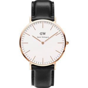 Daniel Wellington heren horloge Classic Sheffield Roségoud 40mm