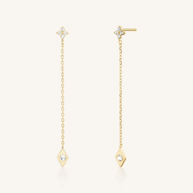 Rosefield Star Pendant Earring