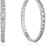 Ania Haie Curb Chain Hoop Earrings