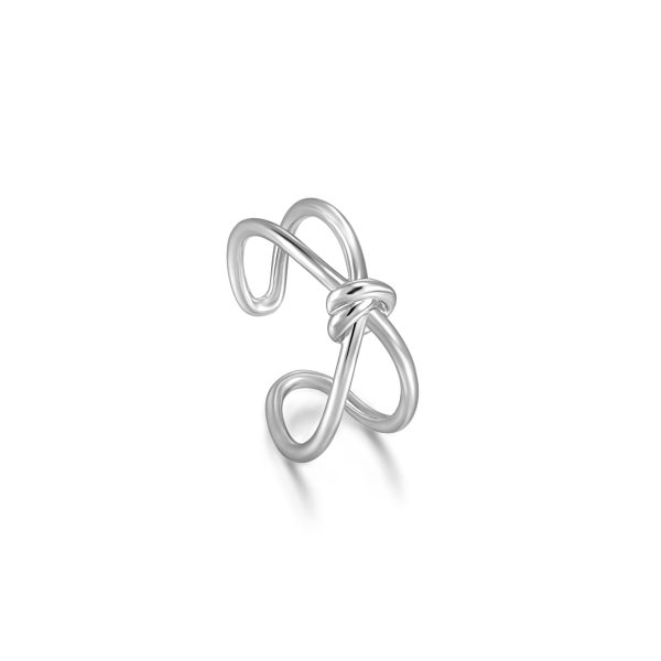 Ania Haie Knot Double Band Adjustable Ring One-Size