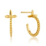 Ania Haie Modern Beaded Hoop Earrings