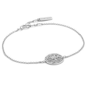 Ania Haie zilveren armband met munt