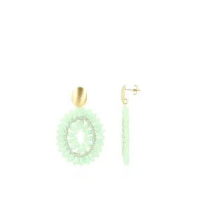LOTT GIOIELLI - Open Oval Double S Light Turqoise