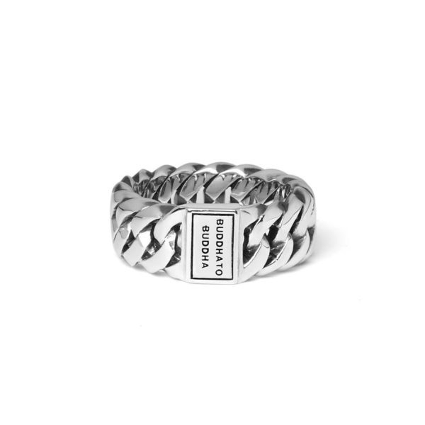 Buddha to Buddha Chain Small Ring Zilver