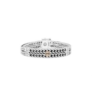 Buddha to Buddha Esther Double Mini Limited Bracelet Zilver Goud 14kt