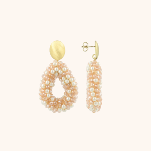 LOTT GIOIELLI -  Pink Earrings Berry Drop S