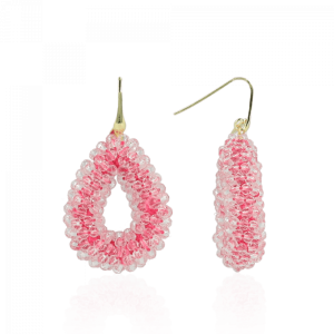 LOTT GIOIELLI - Roze Oorbellen Berry Druppel S
