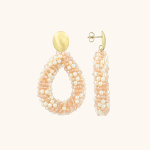 LOTT GIOIELLI - Roze Oorbellen Berry Druppel L