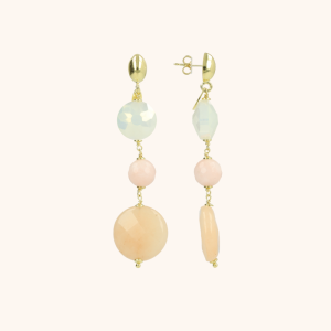 LOTT GIOIELLI - Oranje Crush Oorbellen Fall Fantasia Three Stones