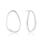 Calvin Klein Oorstekers - Staal - 3cm