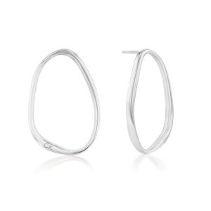 Calvin Klein Oorstekers - Staal - 3cm