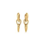 Calvin Klein Oorhanger - Staal - 5cm