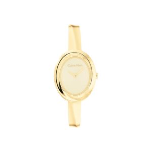 Calvin Klein Twisted Bezel - Ø26 - Goudkleurig