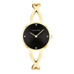 Calvin Klein Sculpted embrace - Ø28 - Goudkleurig