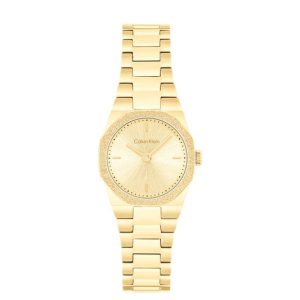 Calvin Klein Geometric Elegance - Ø23 - Goudkleurig