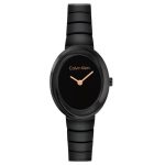 Calvin Klein TWISTED BEZEL - Ø24 - Zwart